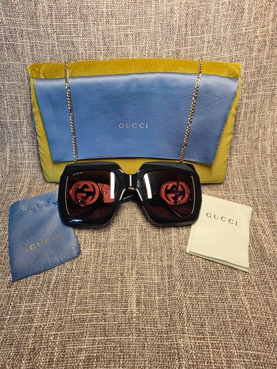 Gucci Square Frame Sunglasses GG1022S main image 6